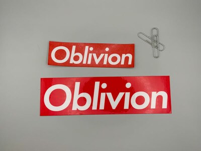 Funny Sticker Oblivion Doomer Sarcastic Pessimist Supreme Parody - image2